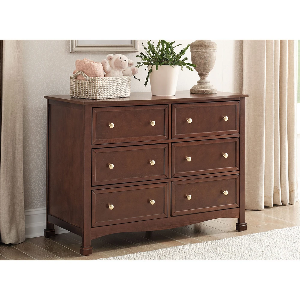 Commode 6 Tiroirs Kalani - Espresso