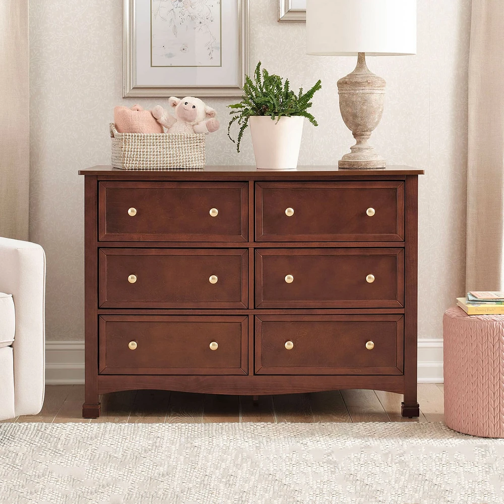 Commode 6 Tiroirs Kalani - Espresso