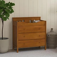 Jayden 3-Drawer Changer Dresser - Chestnut