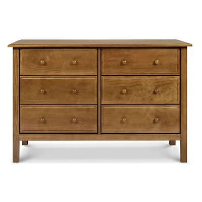 Jayden 6-Drawer Double Wide Dresser - Chestnut
