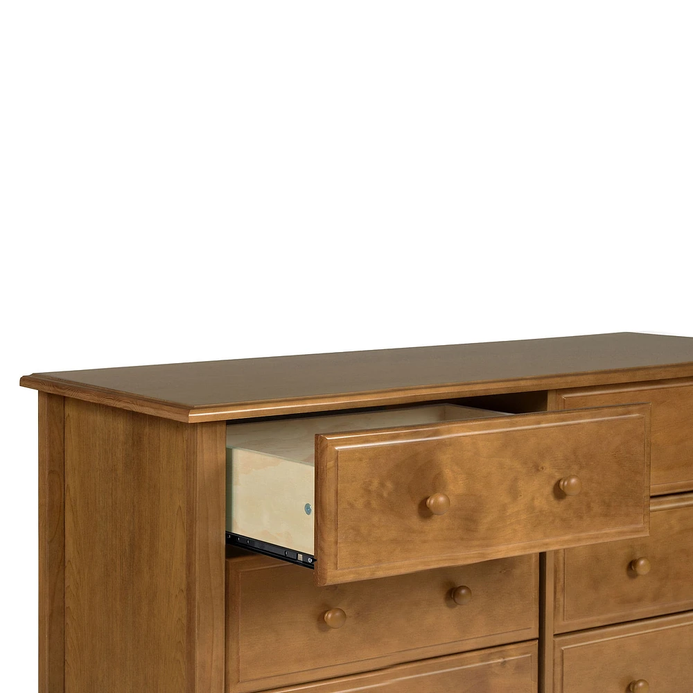 Jayden 6-Drawer Double Wide Dresser - Chestnut