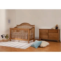 Jayden 6-Drawer Double Wide Dresser - Chestnut