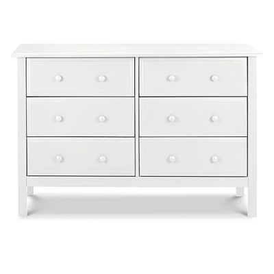 Commode 6 Tiroirs Jayden - Blanc