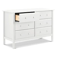 Commode 6 Tiroirs Jayden - Blanc