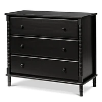 Commode 3 Tiroirs Jenny Lind Spindle - Ébène