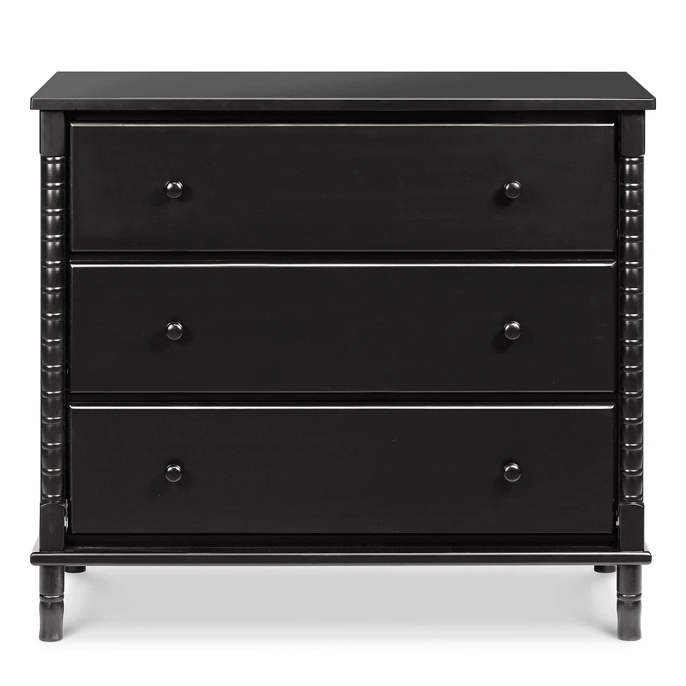 Commode 3 Tiroirs Jenny Lind Spindle - Ébène