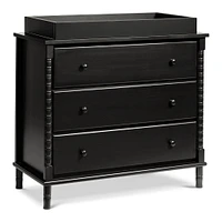 Commode 3 Tiroirs Jenny Lind Spindle - Ébène