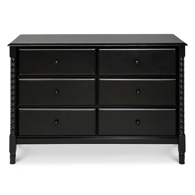 Jenny Lind Spindle 6-Drawer Dresser - Ebony