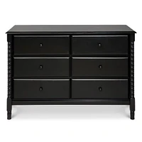 Jenny Lind Spindle 6-Drawer Dresser - Ebony