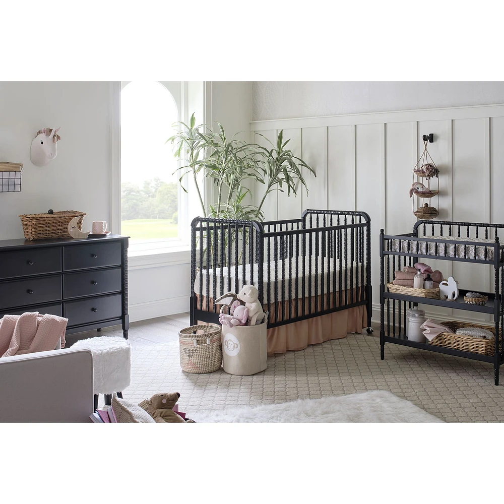 Jenny Lind Spindle 6-Drawer Dresser - Ebony