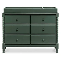 Commode 6 Tiroirs Jenny Lind Spindle - Vert