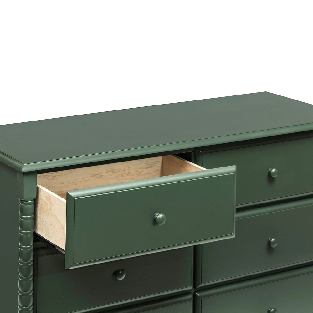 Commode 6 Tiroirs Jenny Lind Spindle - Vert
