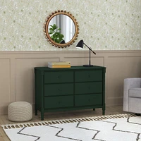Commode 6 Tiroirs Jenny Lind Spindle - Vert