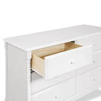 Jenny Lind Spindle 6-Drawer Dresser - White