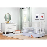 Jenny Lind Spindle 6-Drawer Dresser - White