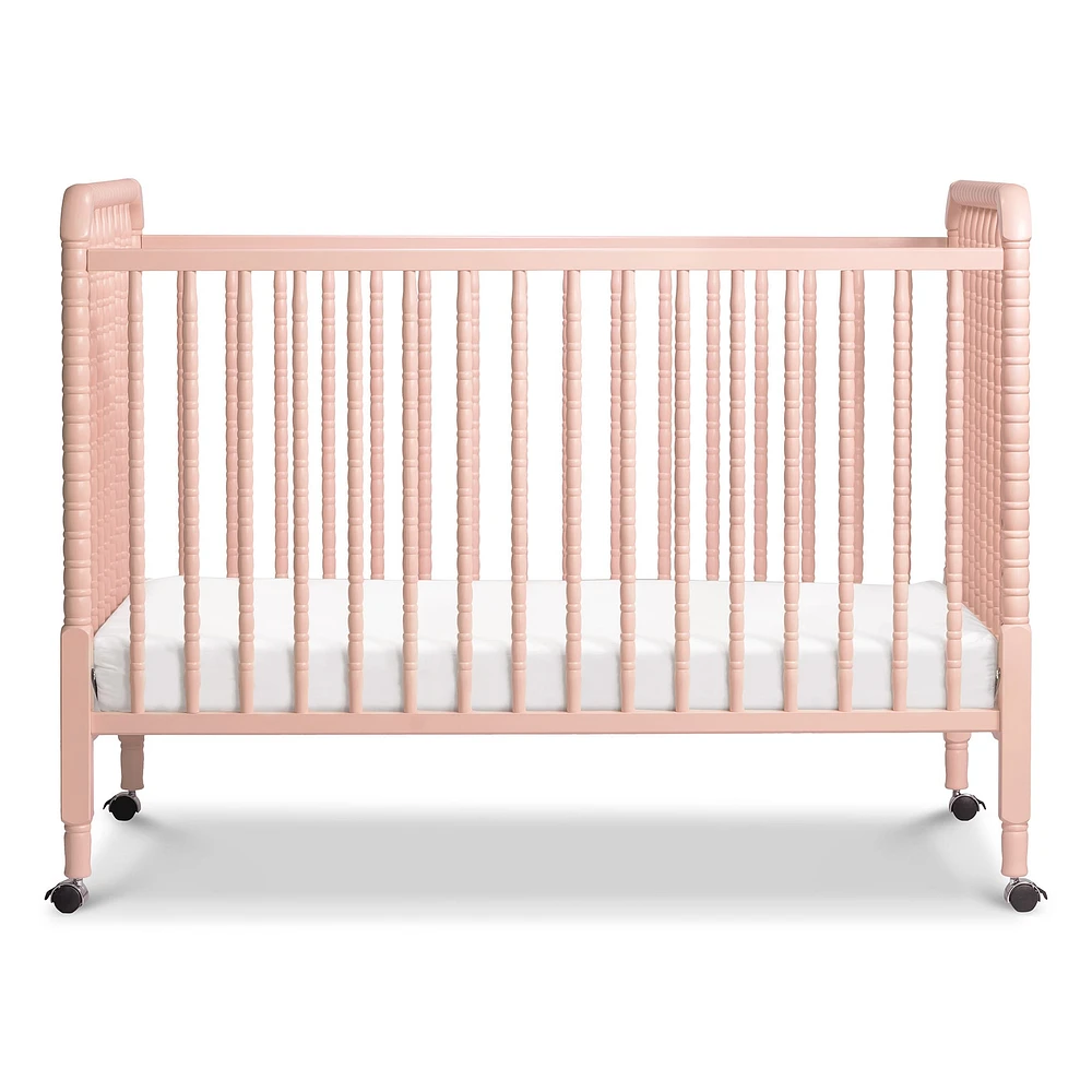 Jenny Lind 3-in-1 Convertible Crib - Blush Pink