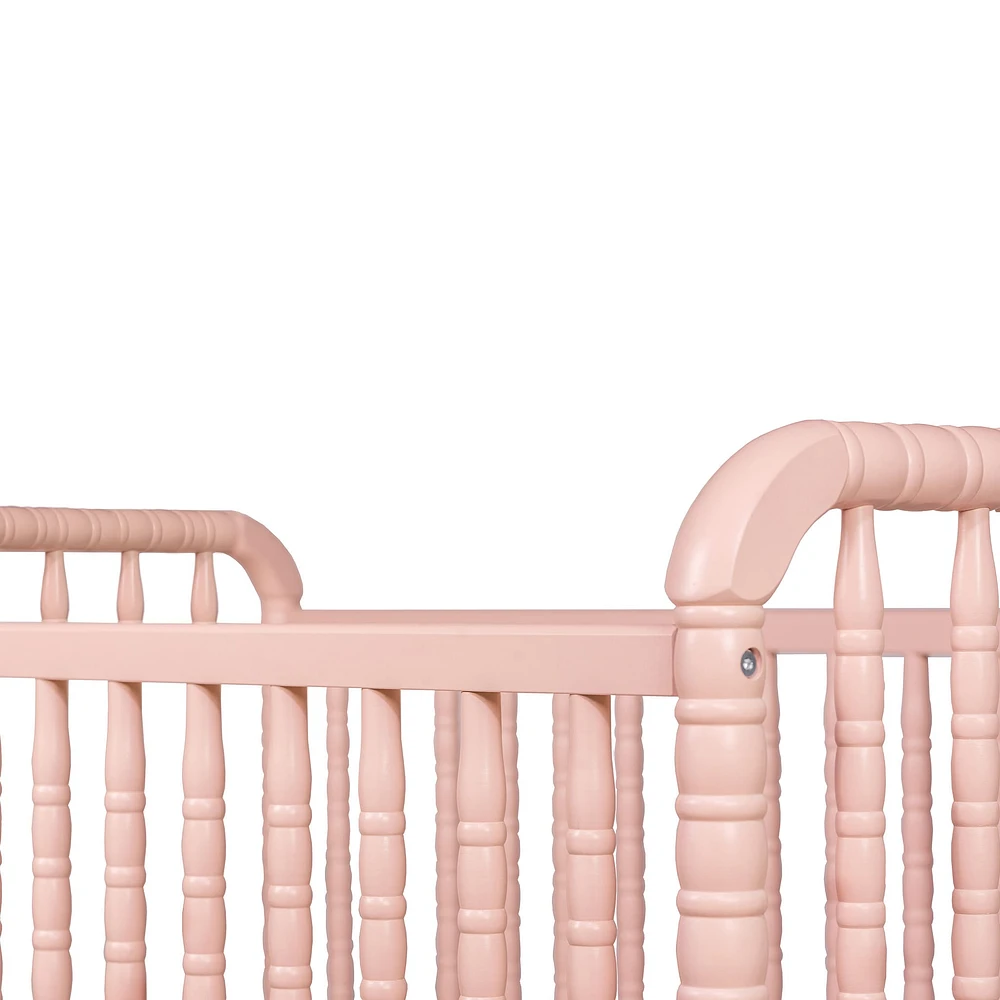 Jenny Lind 3-in-1 Convertible Crib - Blush Pink