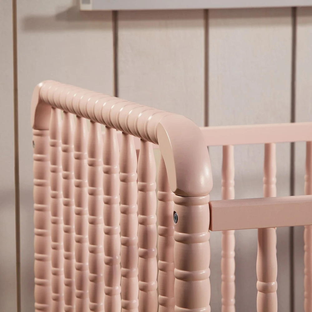 Jenny Lind 3-in-1 Convertible Crib - Blush Pink