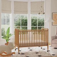  Jenny Lind Stationary Crib -  Honey
