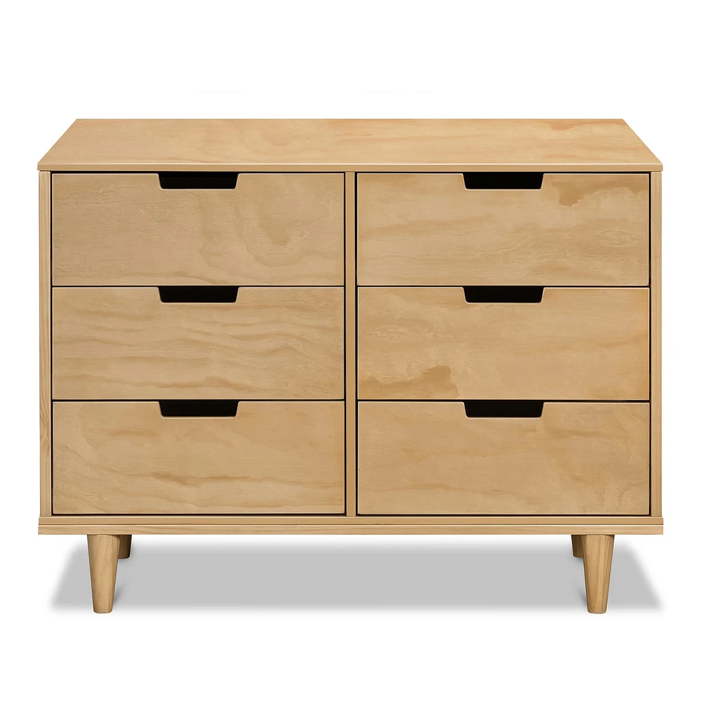Marley 6-Drawer Double Dresser - Honey