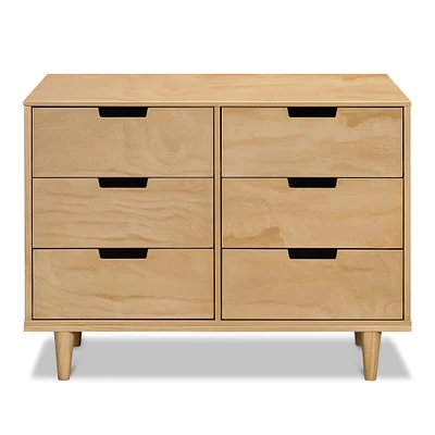 Marley 6-Drawer Double Dresser - Honey