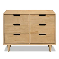 Marley 6-Drawer Double Dresser - Honey