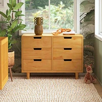 Marley 6-Drawer Double Dresser - Honey