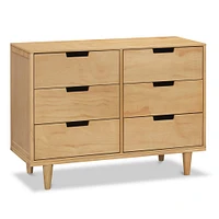 Marley 6-Drawer Double Dresser - Honey