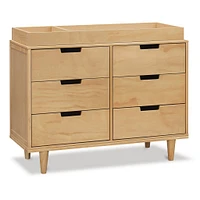 Marley 6-Drawer Double Dresser - Honey