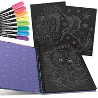Livre à Coloriage à Pages Noires
