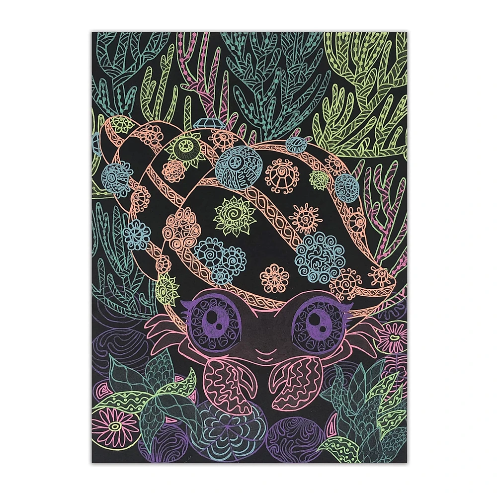 Livre à Coloriage à Pages Noires