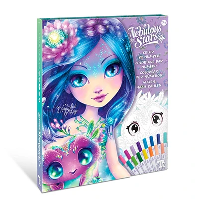 Color By Number Book Set Nebulous Stars - Nenuphia & Lilya
