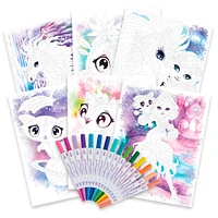 Color By Number Book Set Nebulous Stars - Nenuphia & Lilya