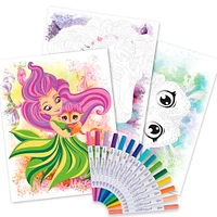 Color By Number Book Set Nebulous Stars - Nenuphia & Lilya