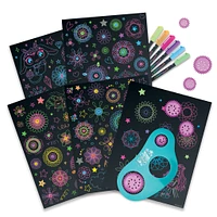 Set Swirly Star Nebulous Stars