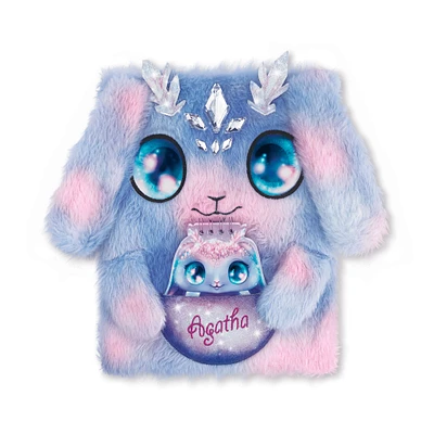 2-in-1 Fuzzy Notebook - Agatha