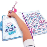 2-in-1 Fuzzy Notebook - Agatha