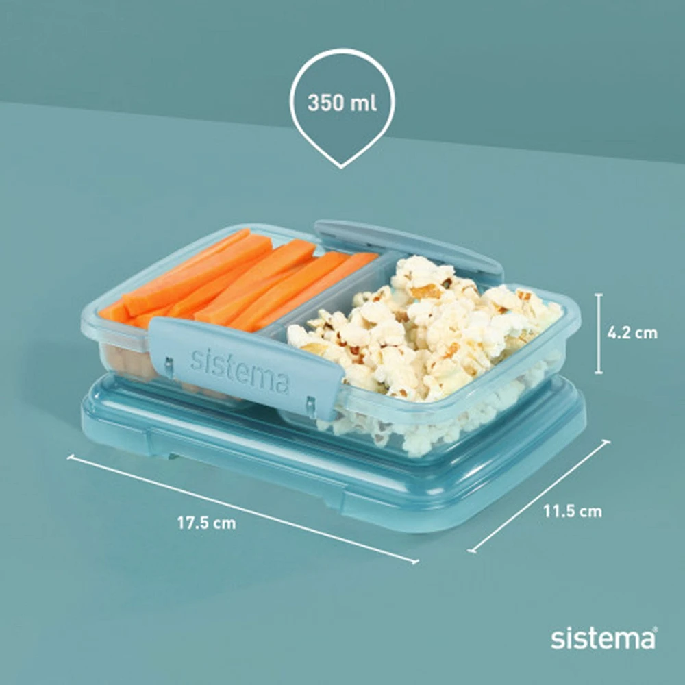 Contenant Lunch 350ml Bleu