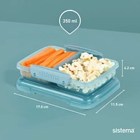 Contenant Lunch 350ml Bleu