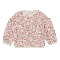 Gilet Ouaté Imprimé Fleurs 1-24mois