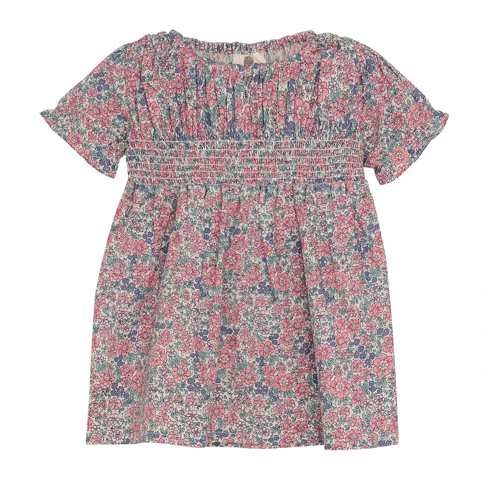 Robe Imprimée Fleurs 6-24mois