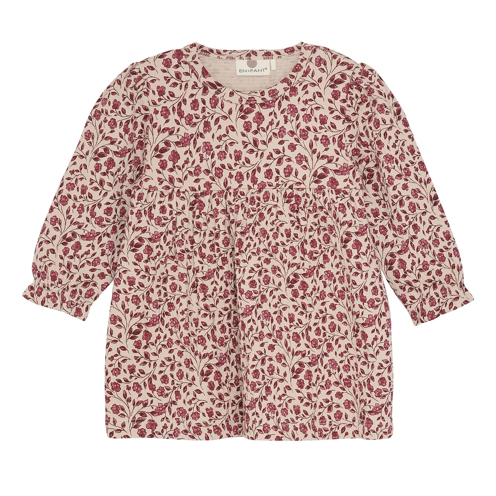 Robe Imprimée Fleurs 6-24mois