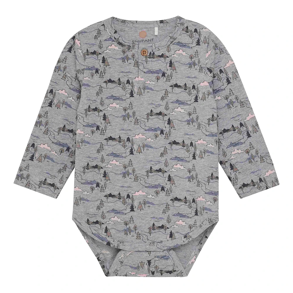 Nature Print Bodysuit 6-24m