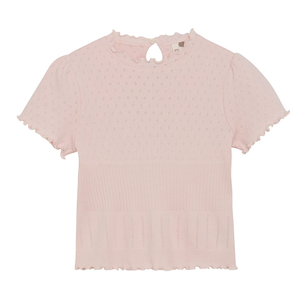 T-shirt Pointelle 3-8ans