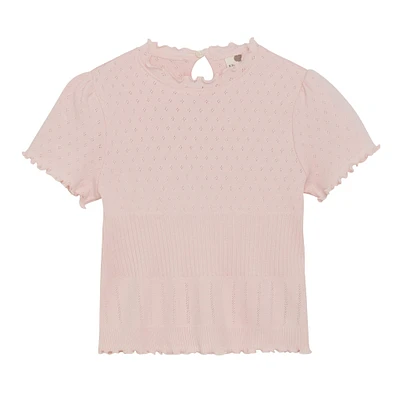 T-shirt Pointelle 3-8ans
