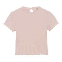 T-shirt Pointelle 3-8ans
