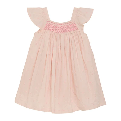 Embroidered Dot Dress 2-10