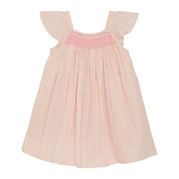 Embroidered Dot Dress 2-10