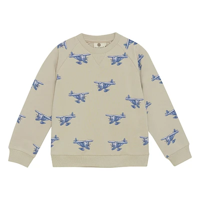 Gilet Ouaté Imprimé Avion 2-10ans