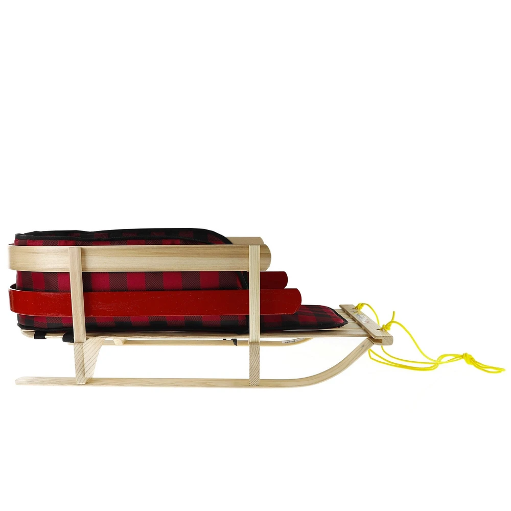 Wooden Sleigh XL with Pad Cover